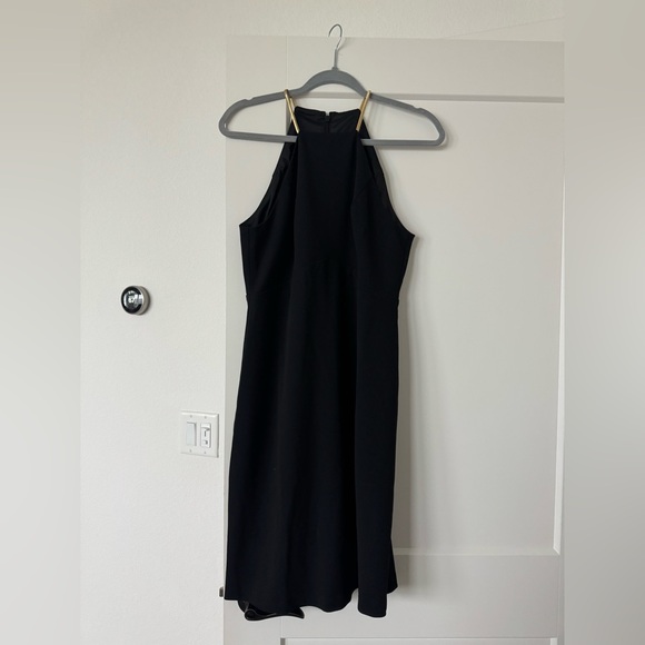 Trina Turk Sora Sleeveless Crepe Halter Midi Dress - Picture 6 of 6